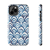 STUBBIE Phone Case for Apple iPhone - Blue Art Deco Phone Case