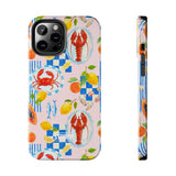 STUBBIE Phone Case for Apple iPhone - Italian Summer Seafood Stubbie
