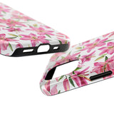 STUBBIE Phone Case for Apple iPhone - Pink Lily Flower Phone Case