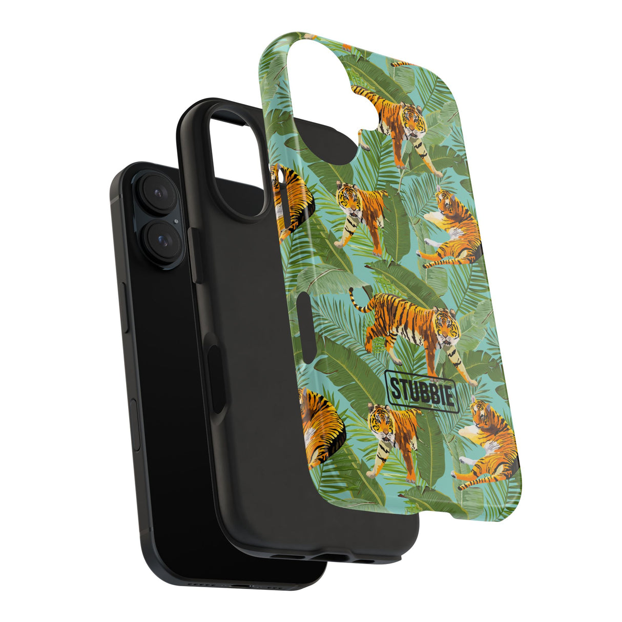 STUBBIE Phone Case for Apple iPhone - Jungle Tiger Stubbie
