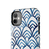 STUBBIE Phone Case for Apple iPhone - Blue Art Deco Phone Case