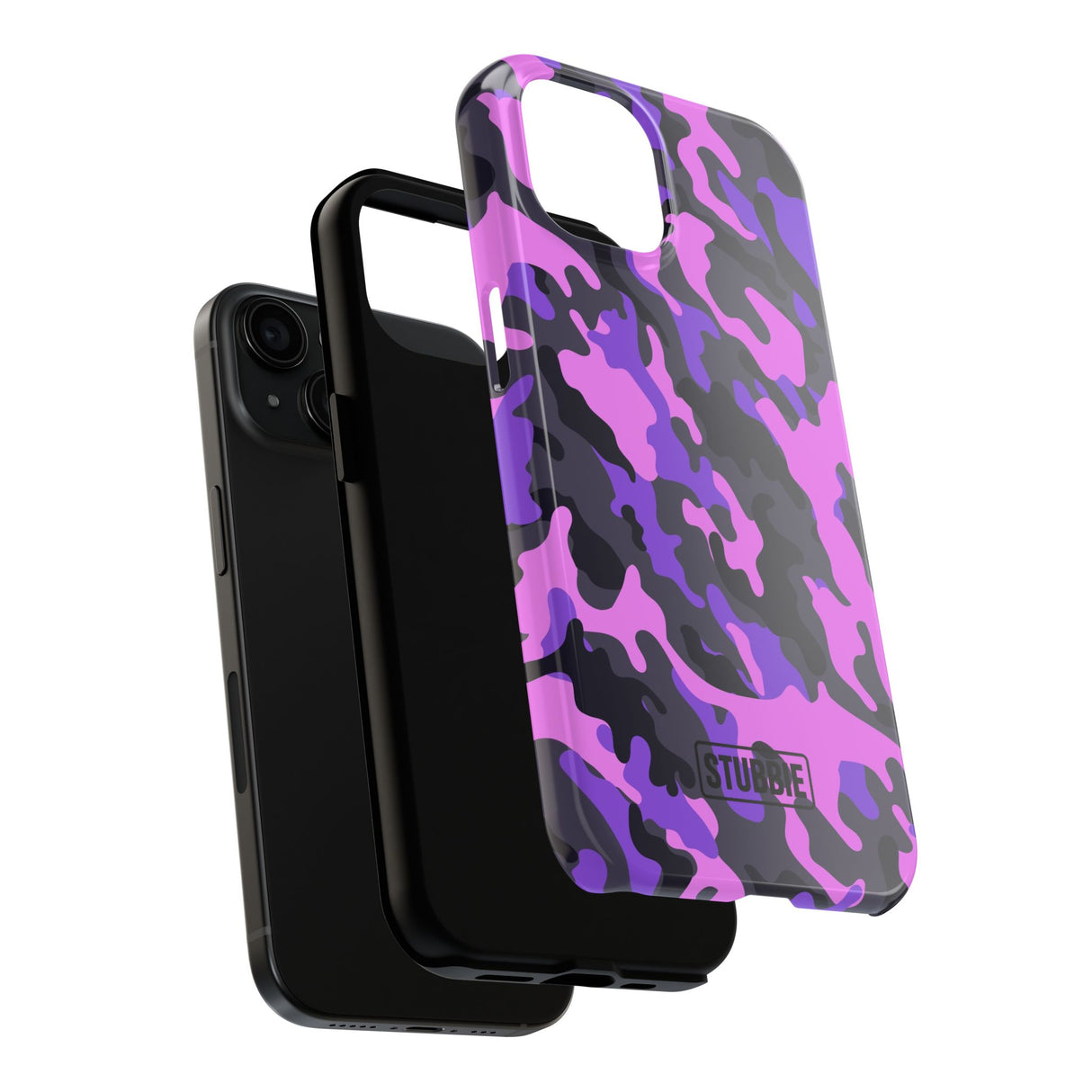 STUBBIE Phone Case for Apple iPhone - Pink Camo Phone Case