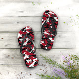 Red Camo Flip Flops
