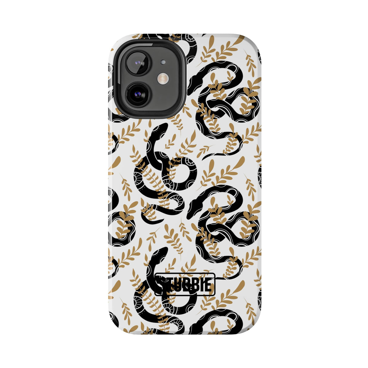 STUBBIE Phone Case for Apple iPhone - Black Snake Phone Case