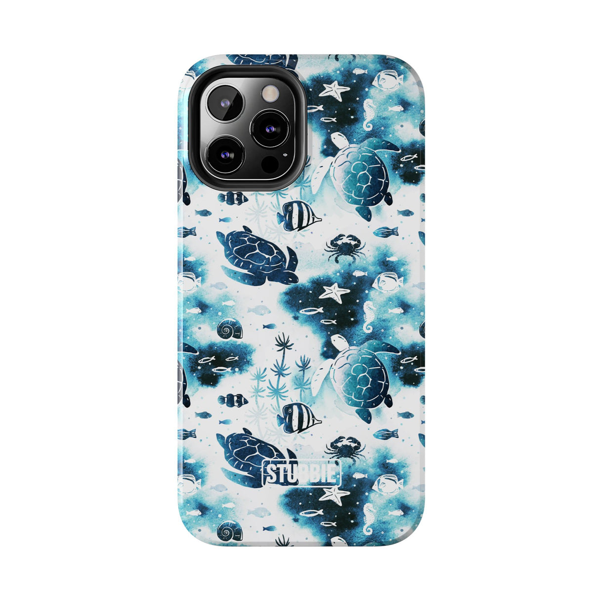 STUBBIE Phone Case for Apple iPhone - Fish And Turtle Phone Case
