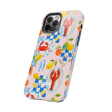 STUBBIE Phone Case for Apple iPhone - Italian Summer Seafood Stubbie