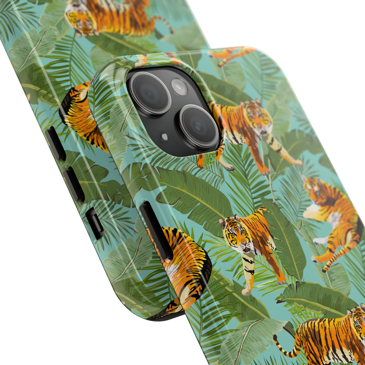 STUBBIE Phone Case for Apple iPhone - Jungle Tiger Stubbie