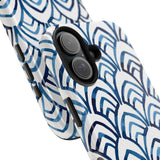 STUBBIE Phone Case for Apple iPhone - Blue Art Deco Phone Case