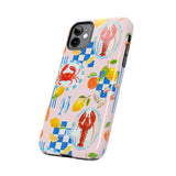 STUBBIE Phone Case for Apple iPhone - Italian Summer Seafood Stubbie