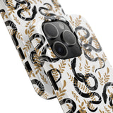 STUBBIE Phone Case for Apple iPhone - Black Snake Phone Case