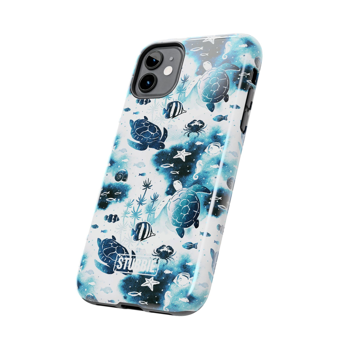 STUBBIE Phone Case for Apple iPhone - Fish And Turtle Phone Case