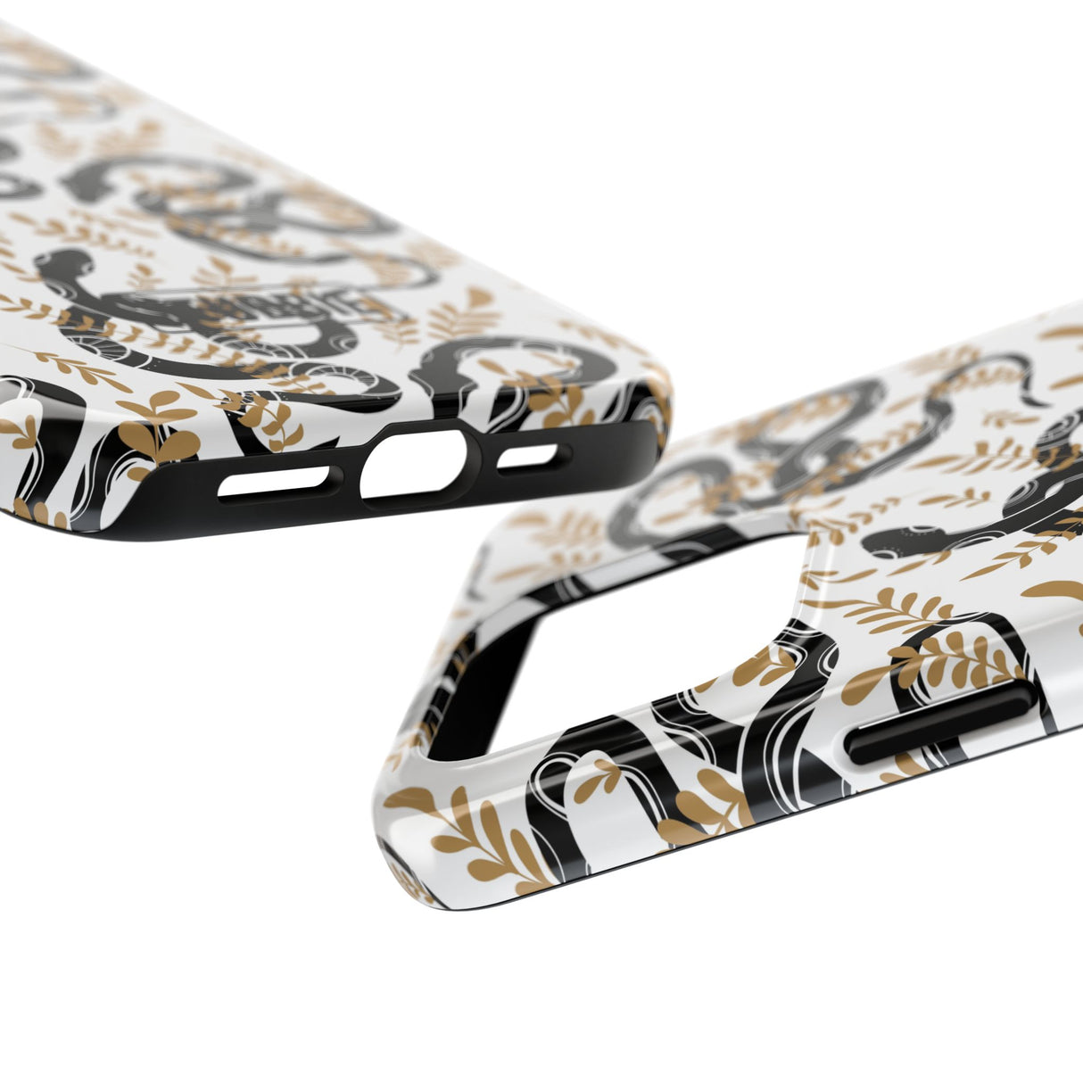 STUBBIE Phone Case for Apple iPhone - Black Snake Phone Case