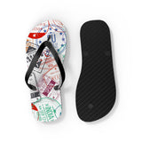 STUBBIE Flip Flops - Travel Stamp STUBBIE