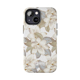STUBBIE Phone Case for Apple iPhone - White Flowers Phone Case