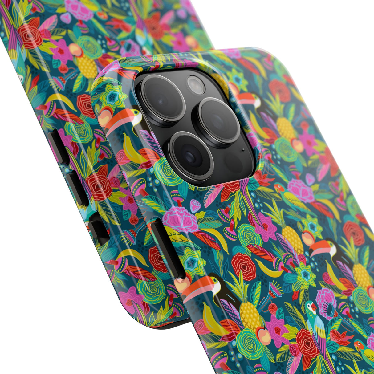 STUBBIE Phone Case for Apple iPhone - Hiding Jungle Birds Stubbie