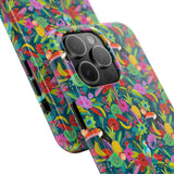 STUBBIE Phone Case for Apple iPhone - Hiding Jungle Birds Stubbie