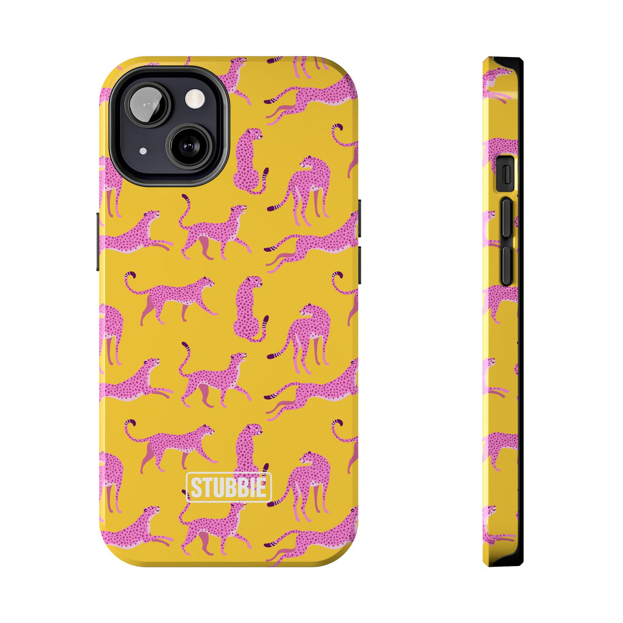 STUBBIE Phone Case for Apple iPhone - Pink Cheetah Phone Case