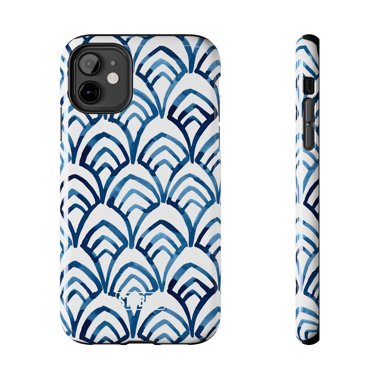 STUBBIE Phone Case for Apple iPhone - Blue Art Deco Phone Case