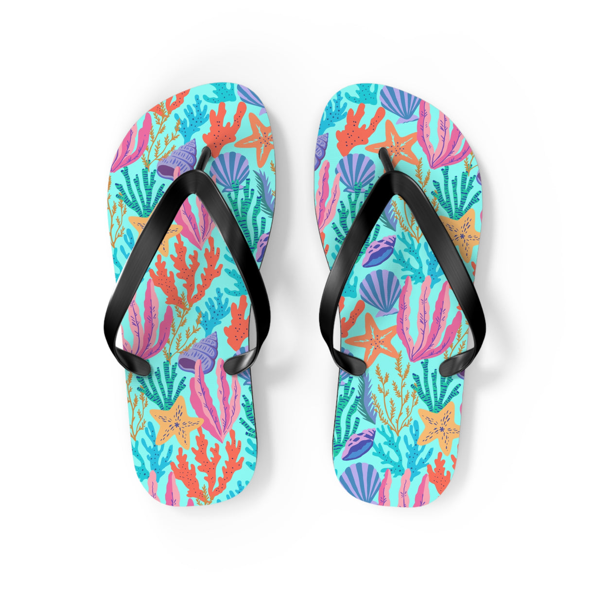 Coral Flip Flops