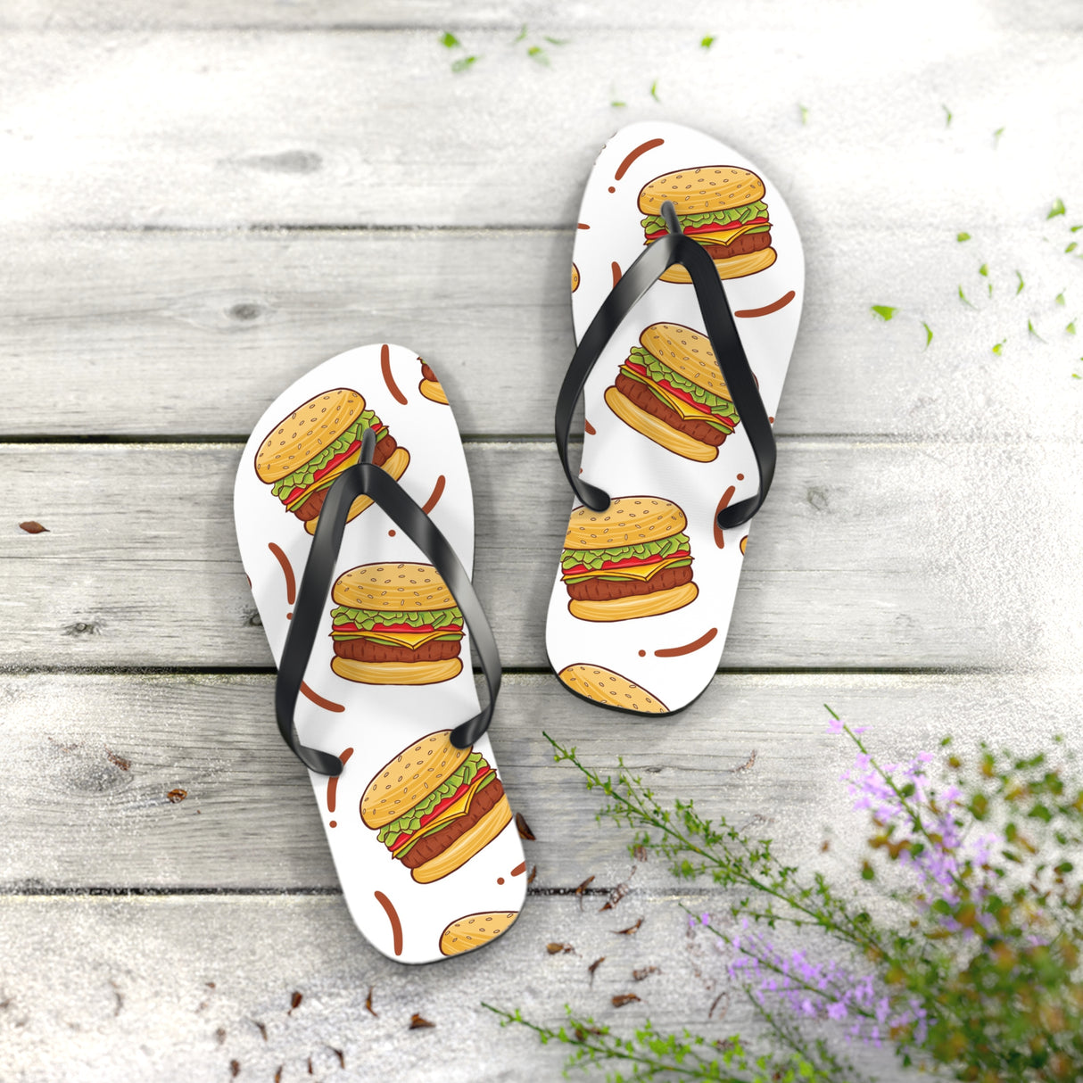 STUBBIE Flip Flops - Burger STUBBIE