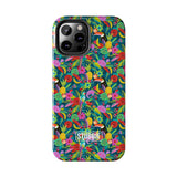 STUBBIE Phone Case for Apple iPhone - Hiding Jungle Birds Stubbie