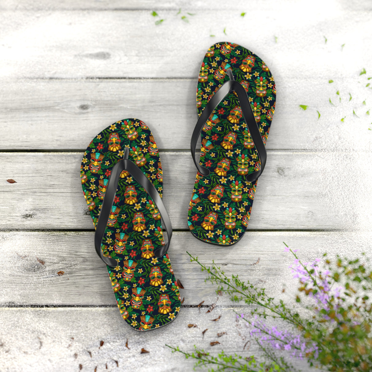 Tiki Flip Flops