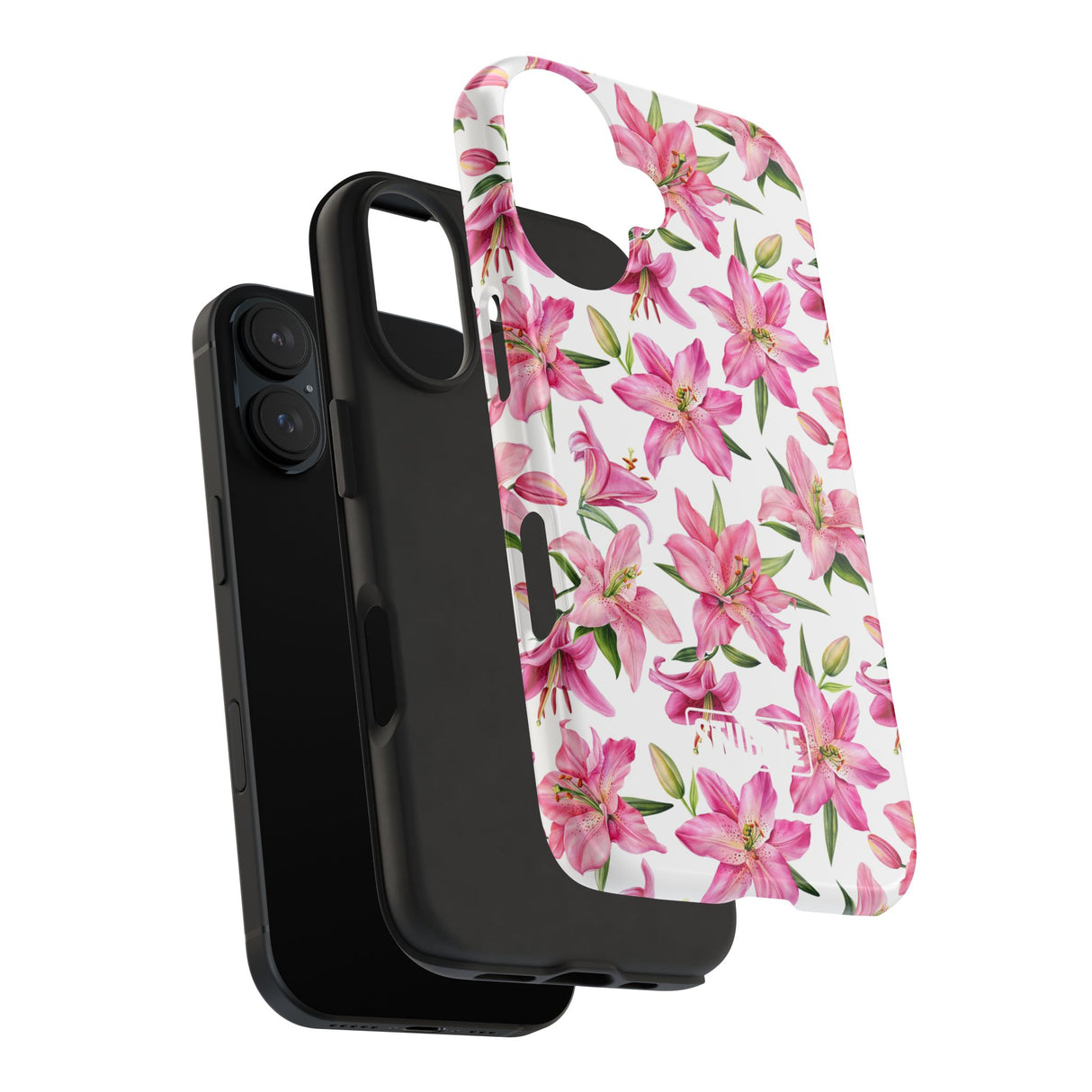 STUBBIE Phone Case for Apple iPhone - Pink Lily Flower Phone Case