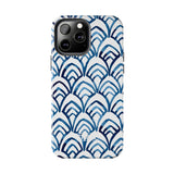 STUBBIE Phone Case for Apple iPhone - Blue Art Deco Phone Case