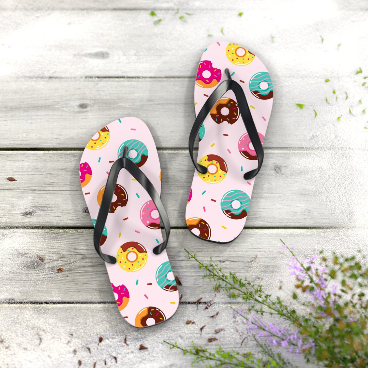 STUBBIE Flip Flops - Donuts STUBBIE