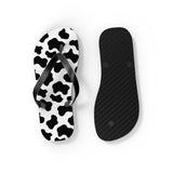 Cow Print Flip Flops