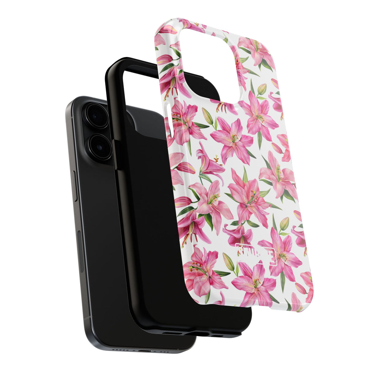 STUBBIE Phone Case for Apple iPhone - Pink Lily Flower Phone Case