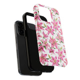 STUBBIE Phone Case for Apple iPhone - Pink Lily Flower Phone Case