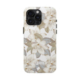 STUBBIE Phone Case for Apple iPhone - White Flowers Phone Case