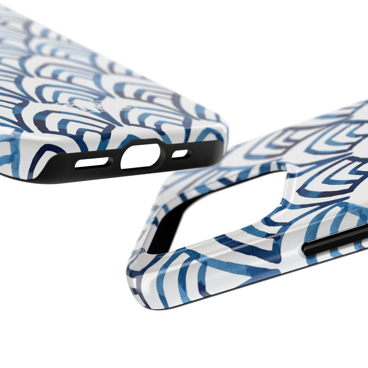 STUBBIE Phone Case for Apple iPhone - Blue Art Deco Phone Case