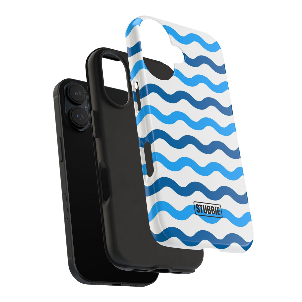 STUBBIE Phone Case for Apple iPhone - Rolling Seas Stubbie