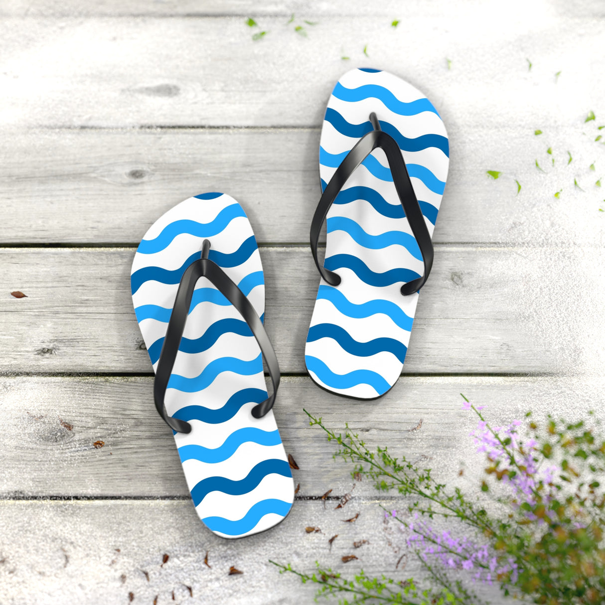 STUBBIE Flip Flops - Rolling Seas STUBBIE