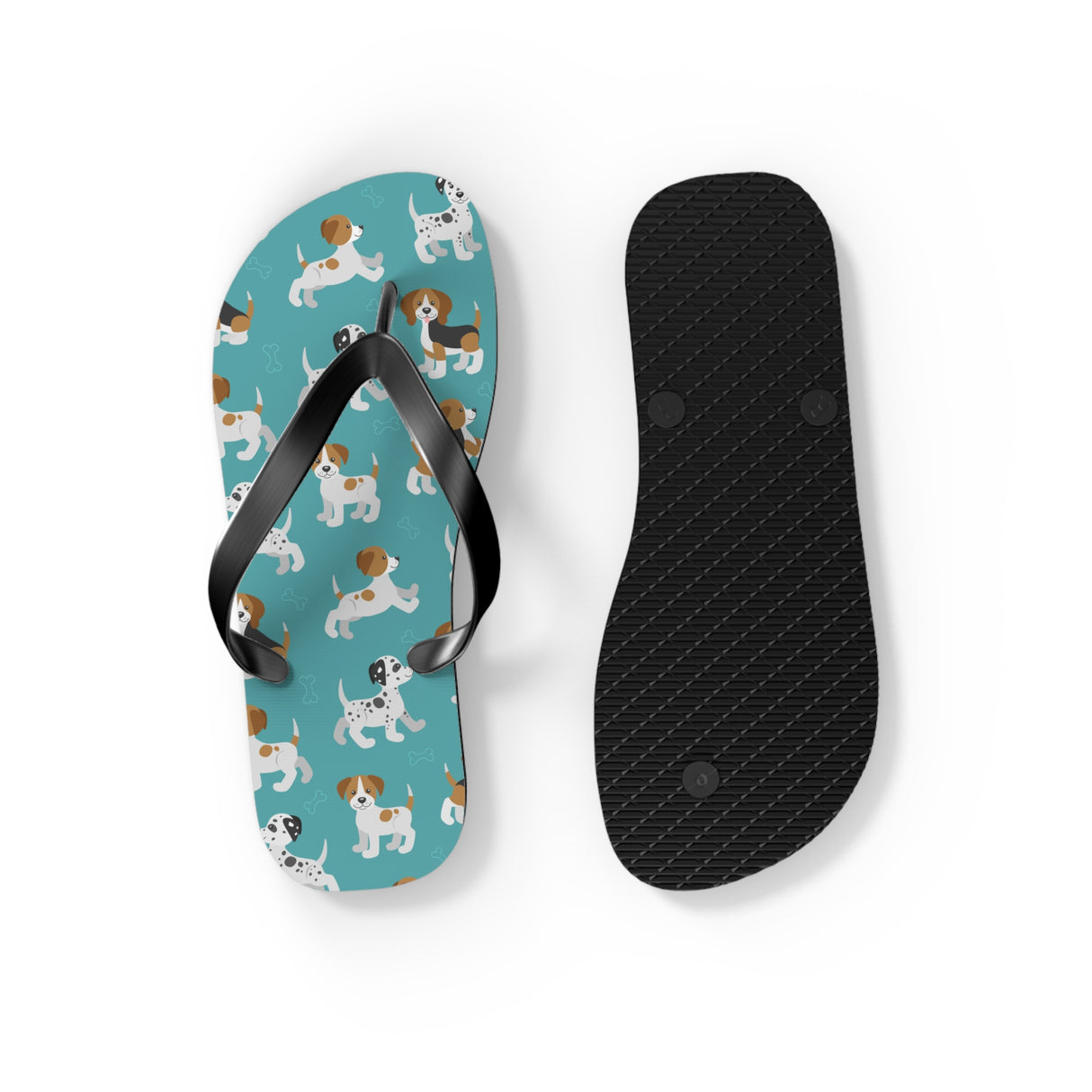 Cute Puppies Flip Flops