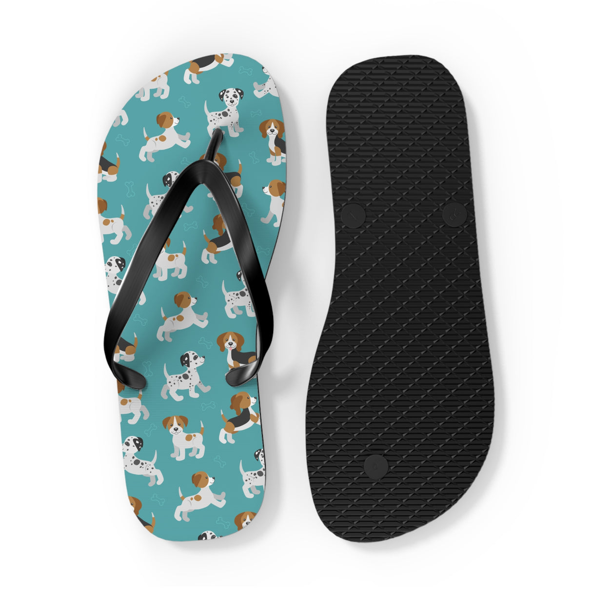 Cute Puppies Flip Flops