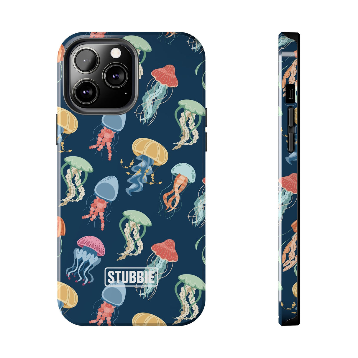 STUBBIE Phone Case for Apple iPhone - Jellyfish Stubbie