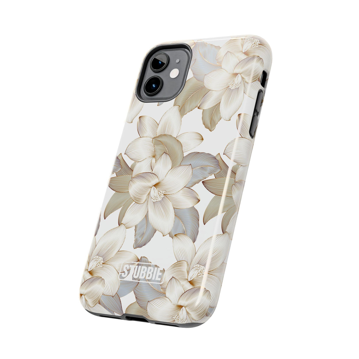 STUBBIE Phone Case for Apple iPhone - White Flowers Phone Case