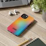 STUBBIE Phone Case for Apple iPhone - Rainbow Blue Stubbie