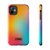 STUBBIE Phone Case for Apple iPhone - Rainbow Blue Stubbie
