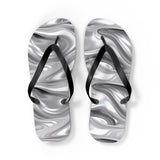 Silver Flip Flops