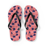 Mini American Flag Flip Flops