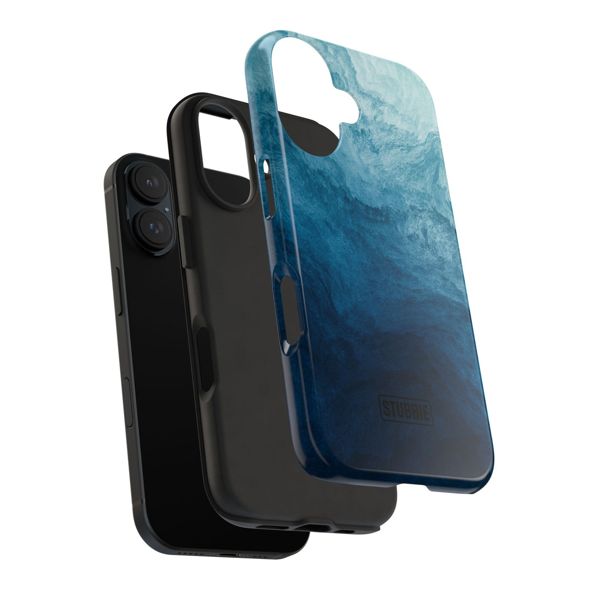 STUBBIE Phone Case for Apple iPhone - Blue Marble Phone Case