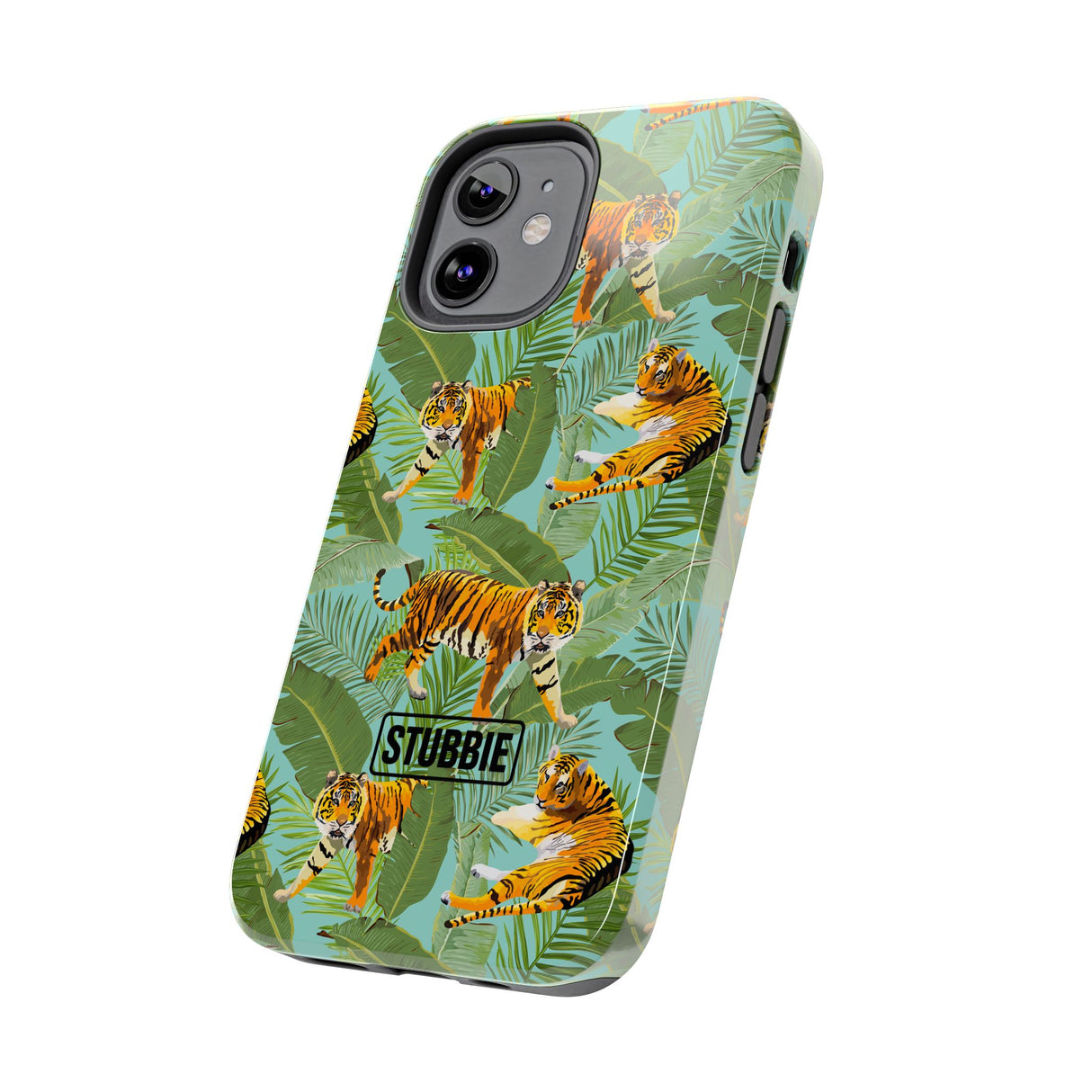 STUBBIE Phone Case for Apple iPhone - Jungle Tiger Stubbie