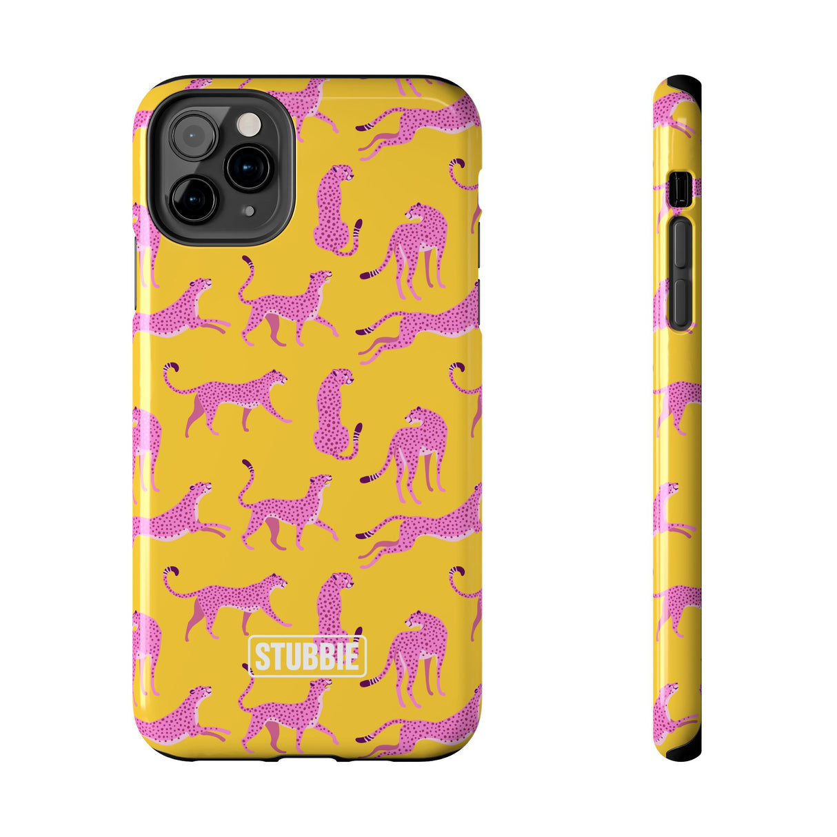 STUBBIE Phone Case for Apple iPhone - Pink Cheetah Phone Case
