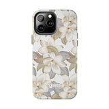 STUBBIE Phone Case for Apple iPhone - White Flowers Phone Case