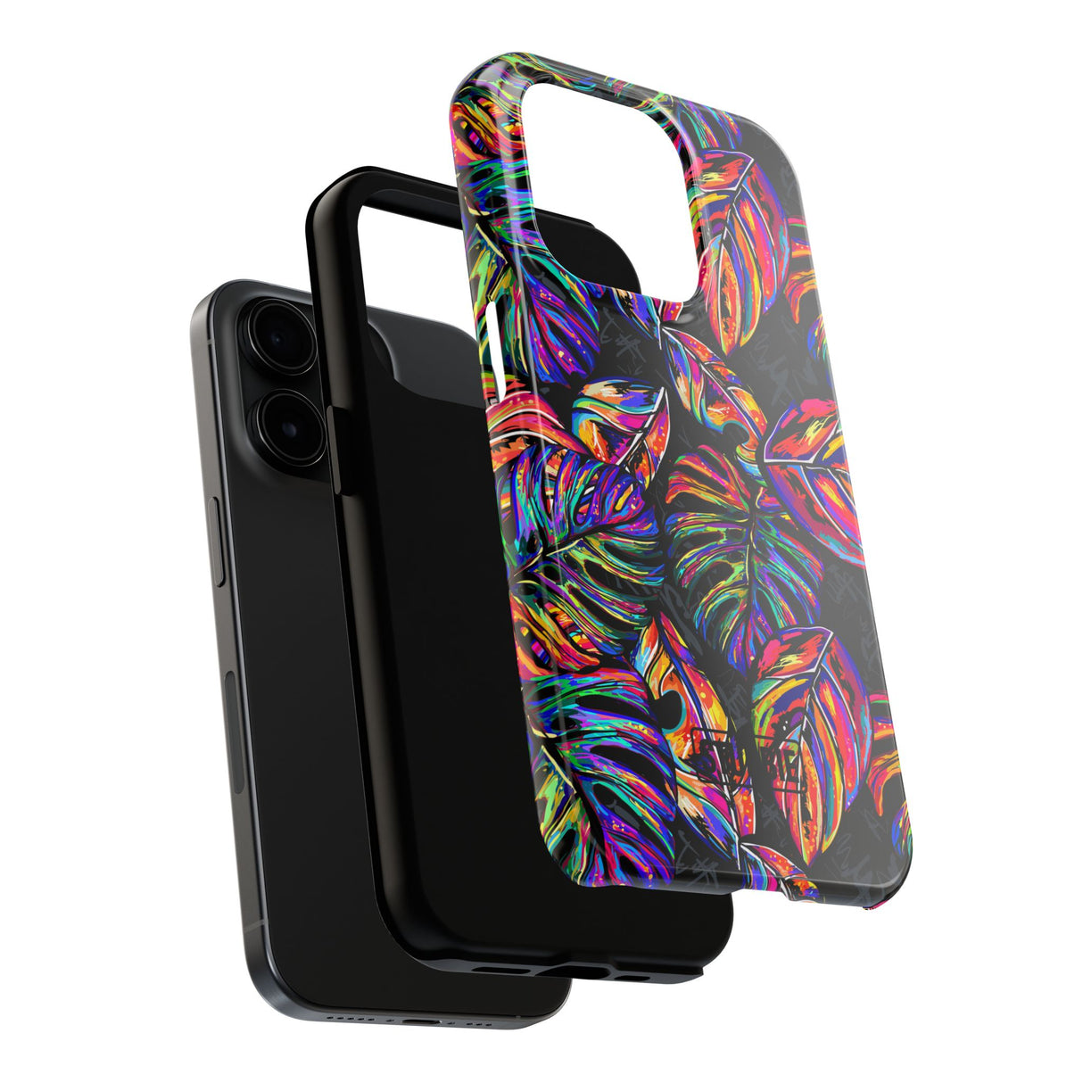 STUBBIE Phone Case for Apple iPhone - Rainbow Jungle Phone Case