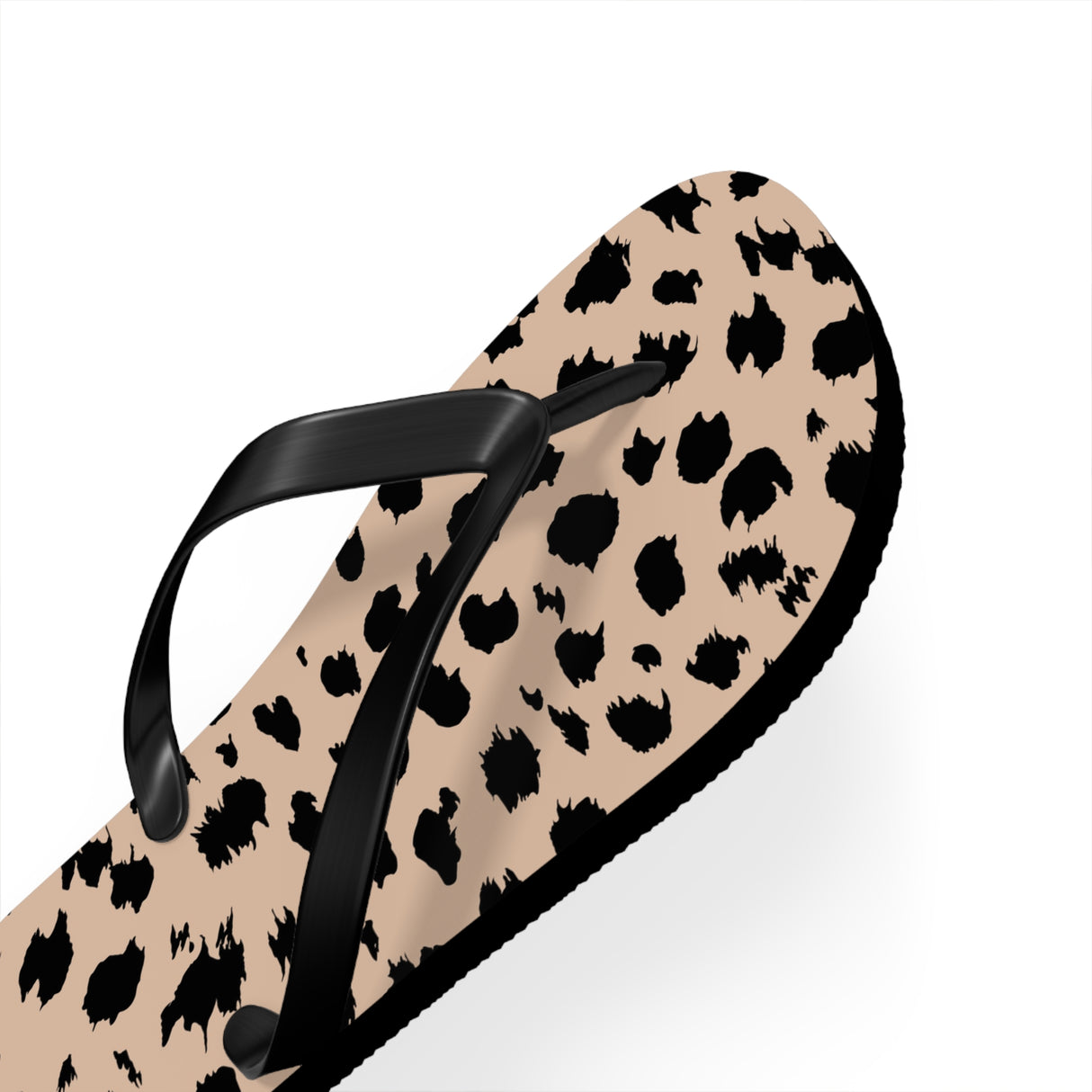 Cheetah Print Flip Flops